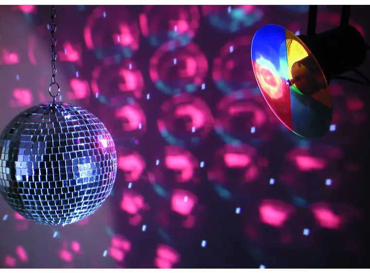 EUROLITE Mirror ball set 20cm with pinspot 